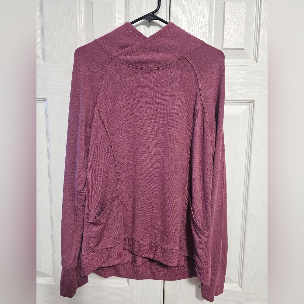 Yogalicious Women's Long Sleeve Lightweight Sweatshirt XL